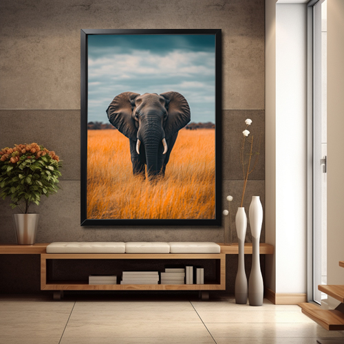 Quadro Decorativo Elefante